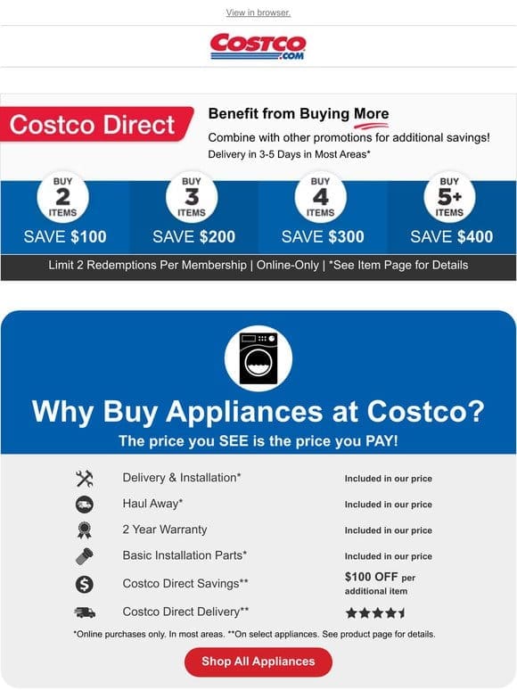 Maximize Your Membership with All-In Pricing & Costco Direct Savings!
