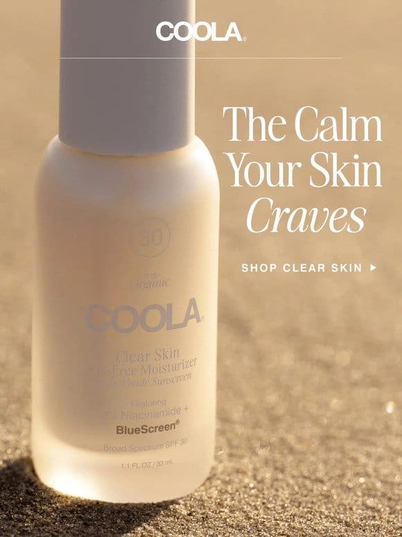 Meet our NEW Clear Skin Oil-Free Moisturizer SPF 30