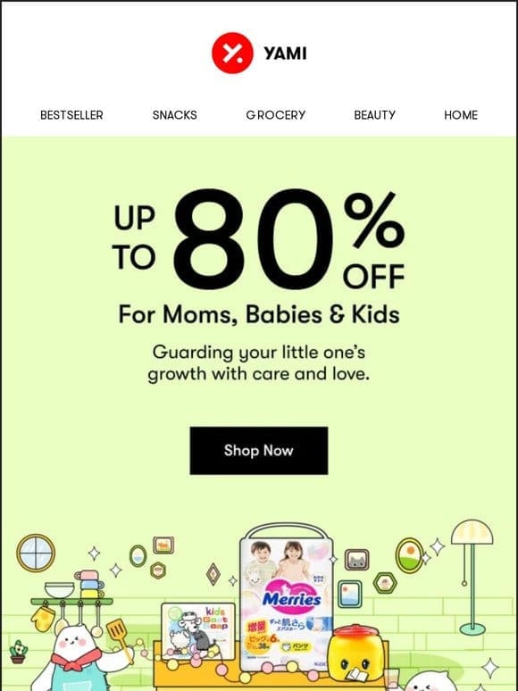 Mom Exclusive: Curated Baby Essentials Up to 80% off!