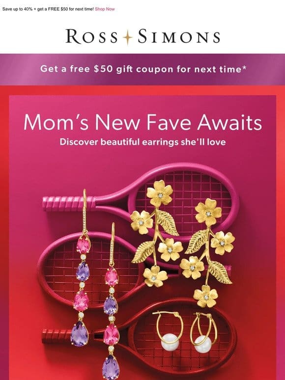 Mom deserves new earrings this Mother’s Day✨