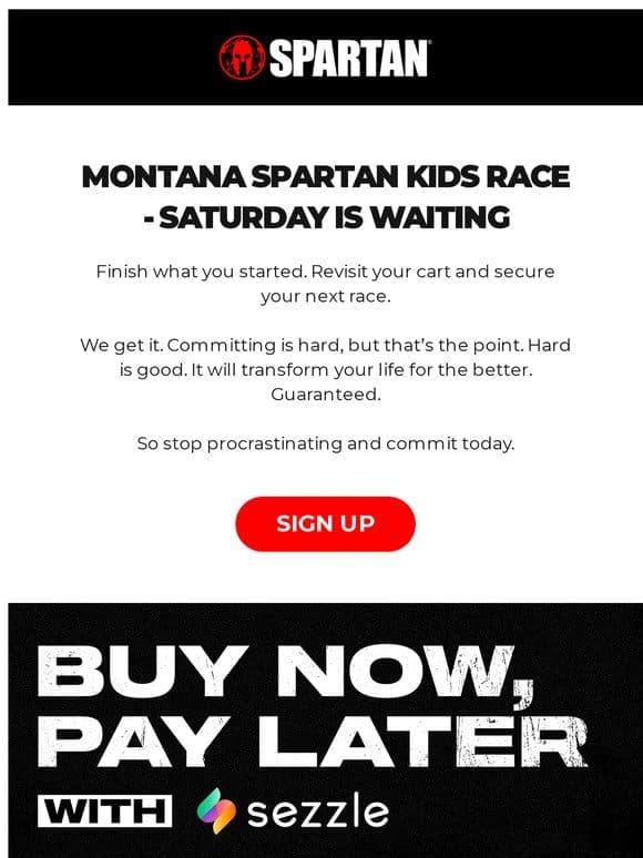 Montana Spartan Kids Race – Saturday is waiting