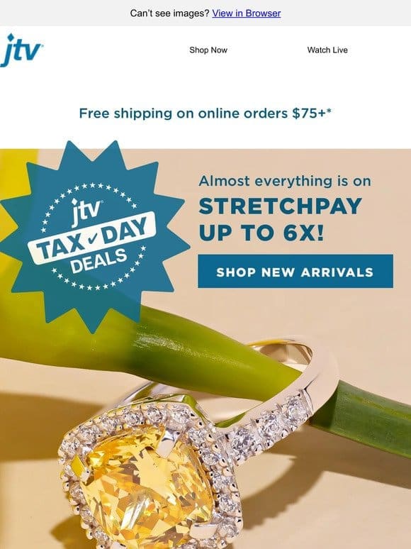 More items on StretchPay than ever before!