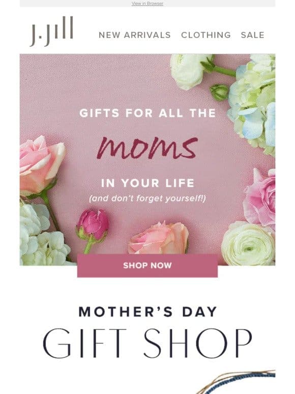 Mother’s Day is almost here . . . get her something she’ll love!