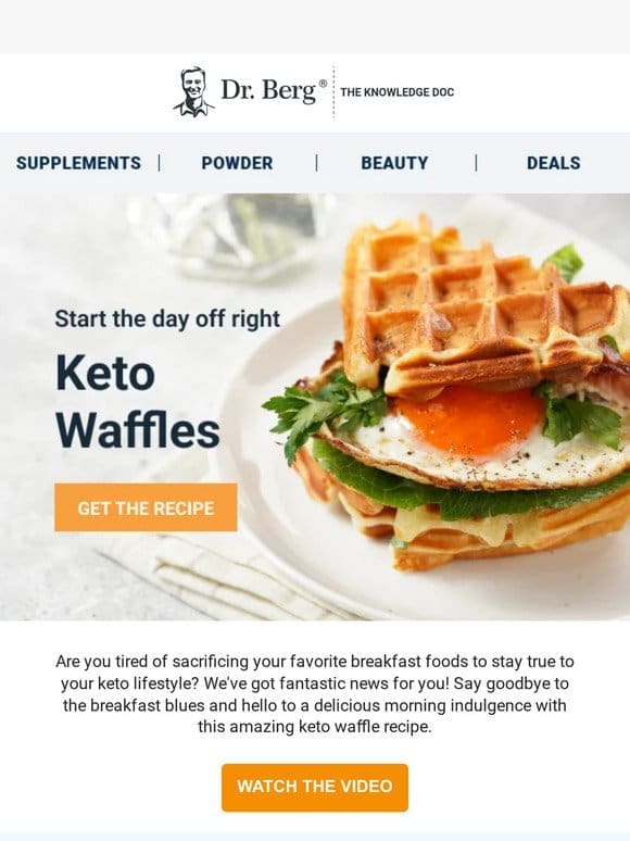 Mouthwatering Keto Waffles You Can Make at Home