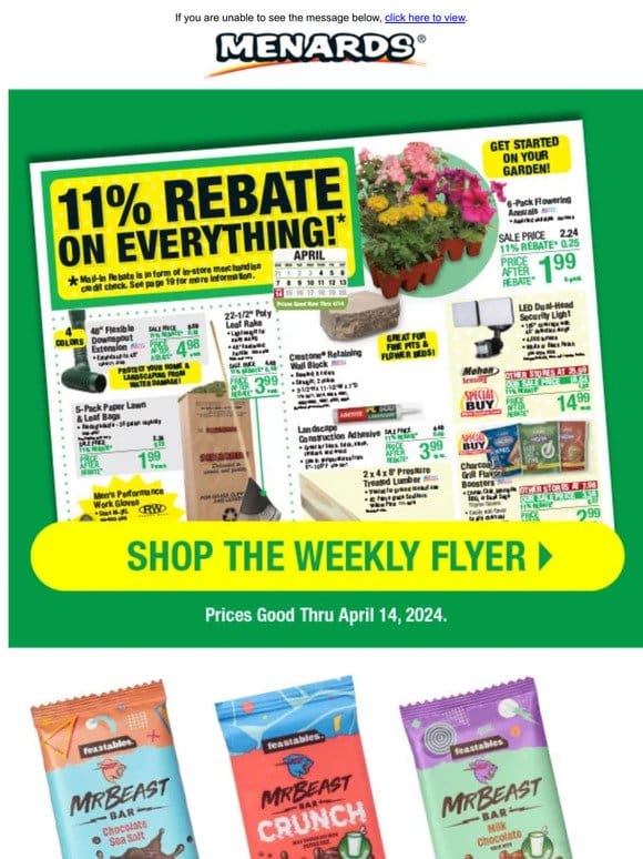 Mr Beast Feastables™ ONLY 70¢ After Rebate* PLUS New Weekly Deals!