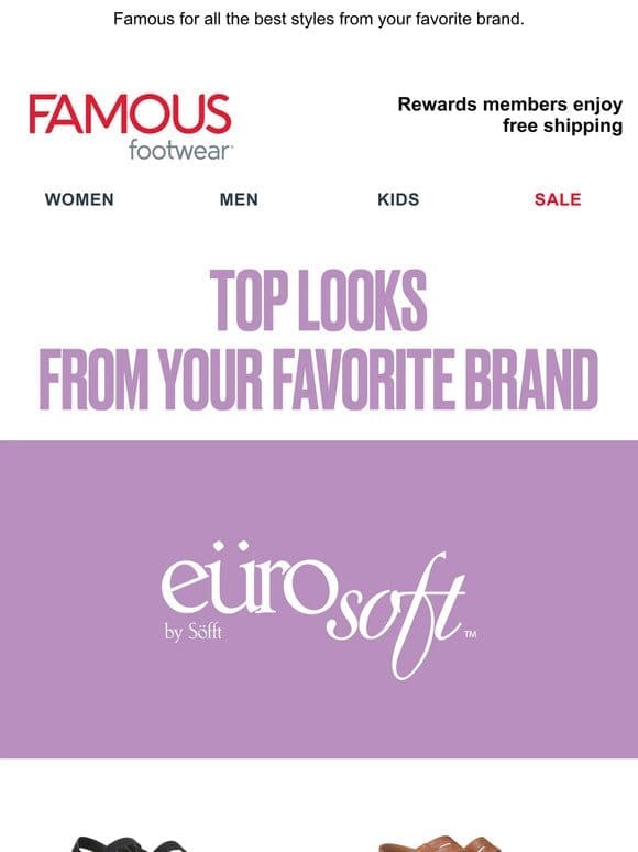Must-have styles from Eurosoft are in!