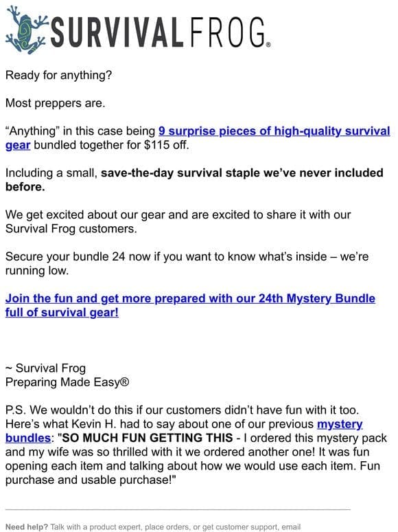 Mystery Bundle 24 is almost sold out!