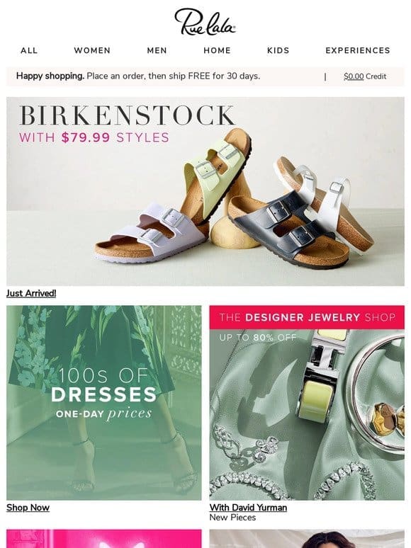 NEW Birkenstock + $79.99 Styles