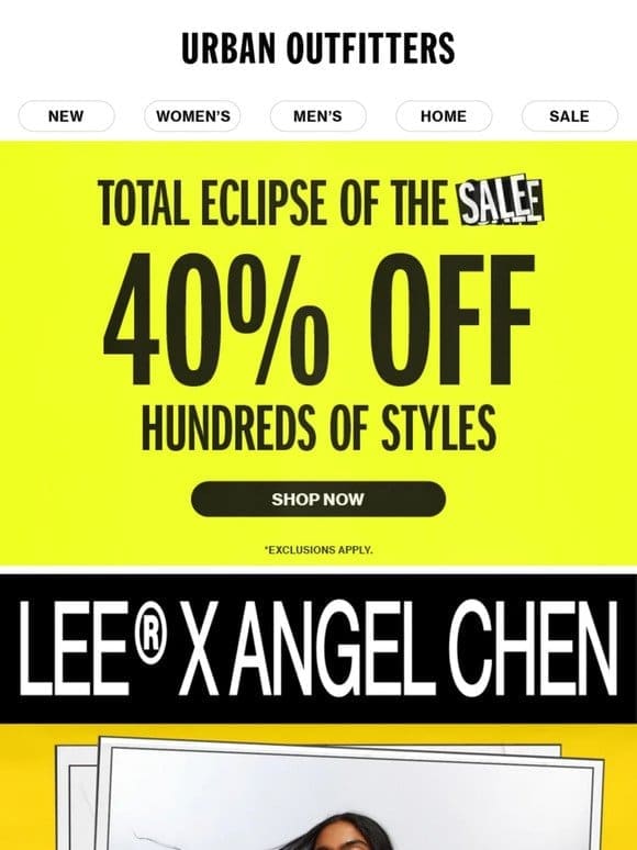 NEW COLLAB   Lee® X Angel Chen →