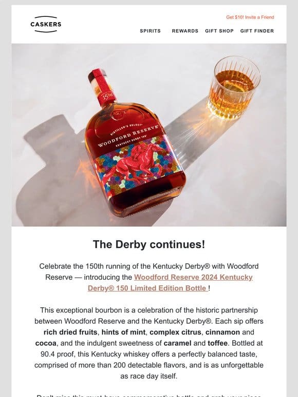 NEW: Celebrate with Kentucky Derby® 150 Limited Edition!