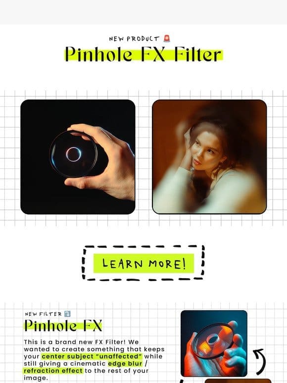 NEW FILTER – PINHOLE FX