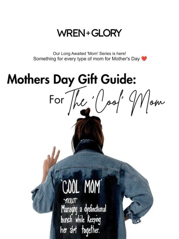 NEW FOR MOTHER’S DAY!