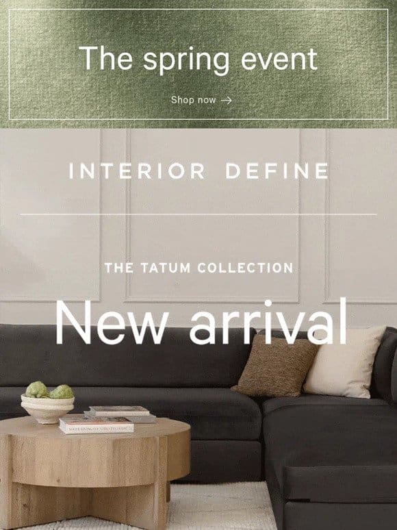 NEW LOOK: The Tatum Collection