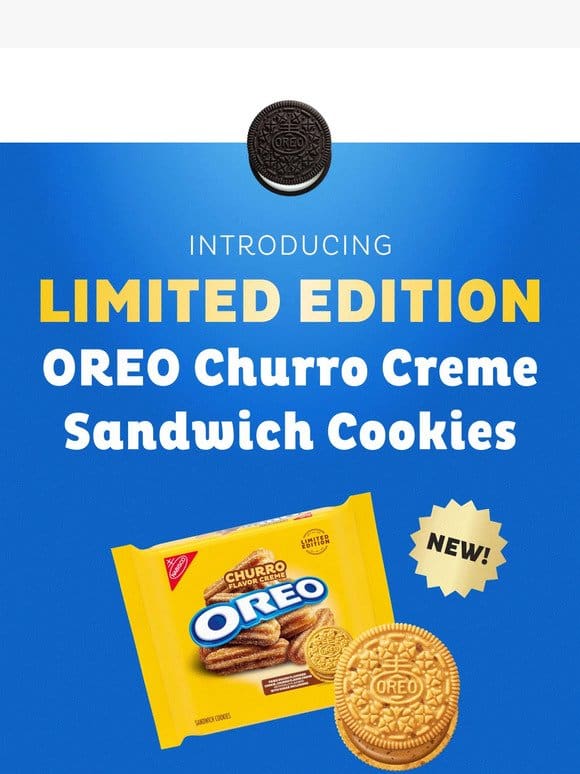 NEW OREO Churro Creme Sandwich Cookies