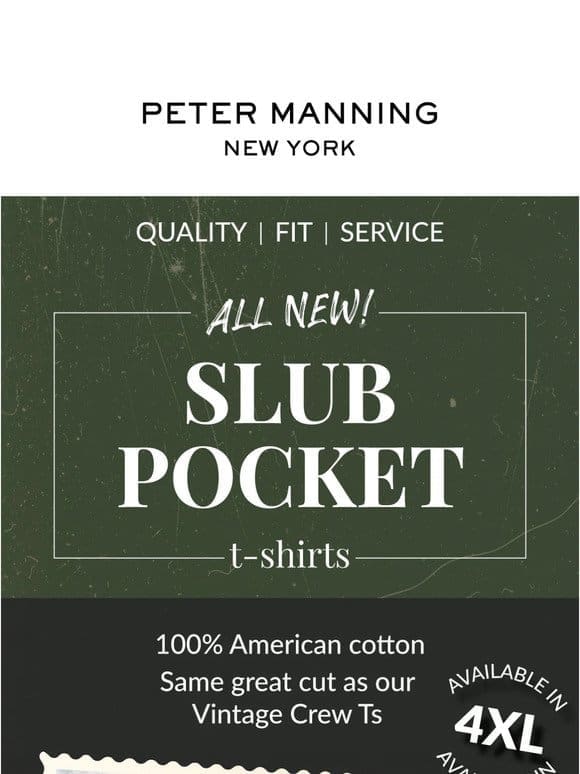 NEW PRODUCT ALERT: Slub Pocket T-Shirts