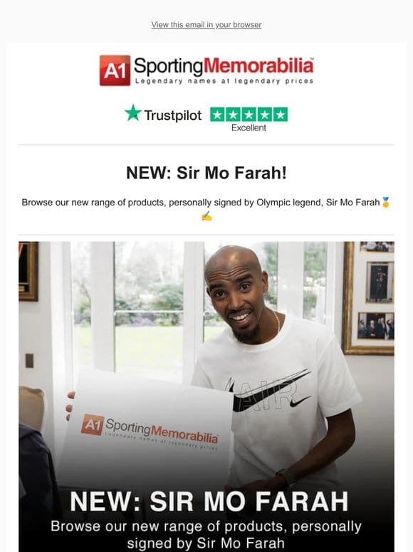 NEW: Sir Mo Farah!