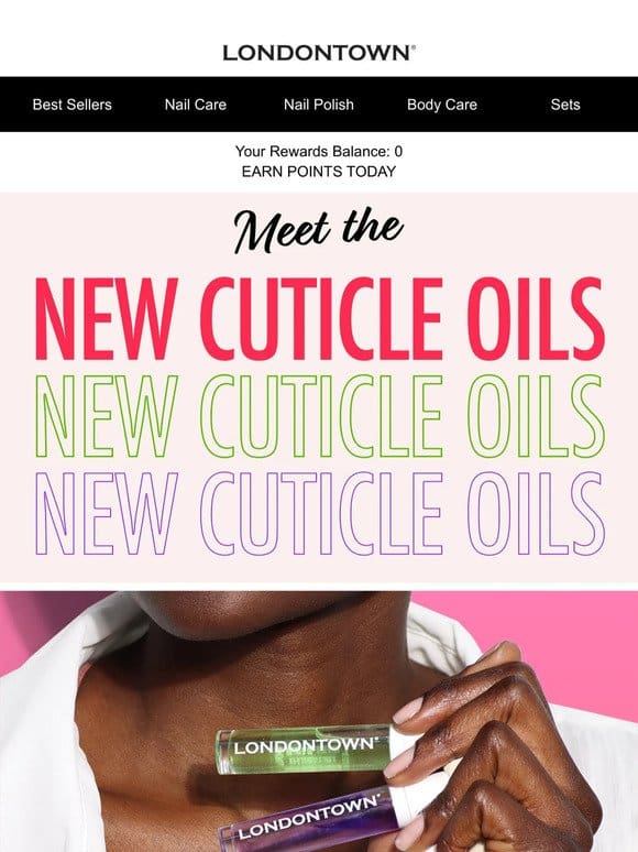 NEW! Sweet Roll & Glow Cuticle Oils