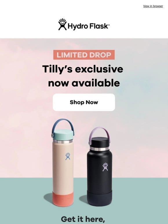 NEW: Tilly’s x Hydro Flask exclusive bottles