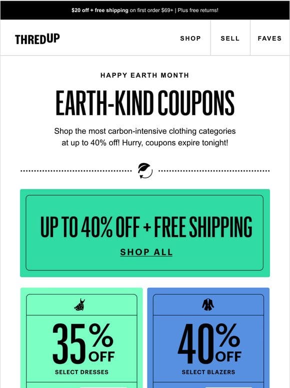 NEW coupons， up to an extra 40% off (!!)
