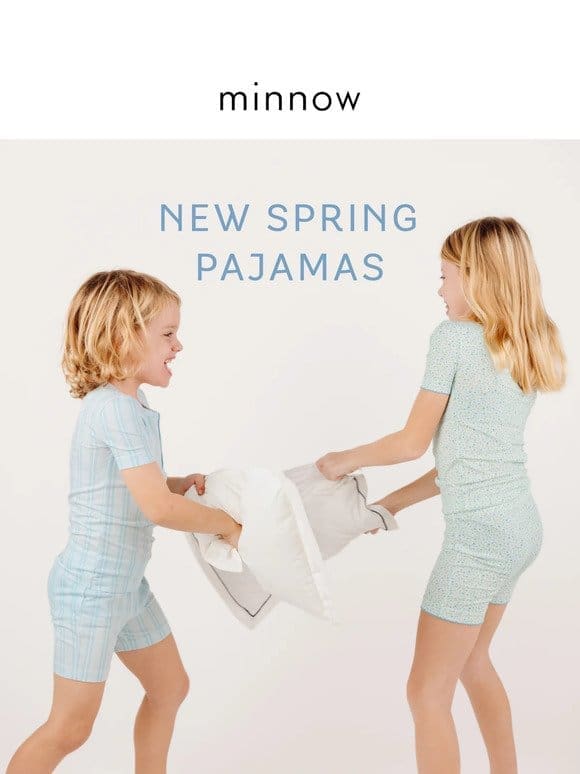 NEW pajamas for a cozy easter morning