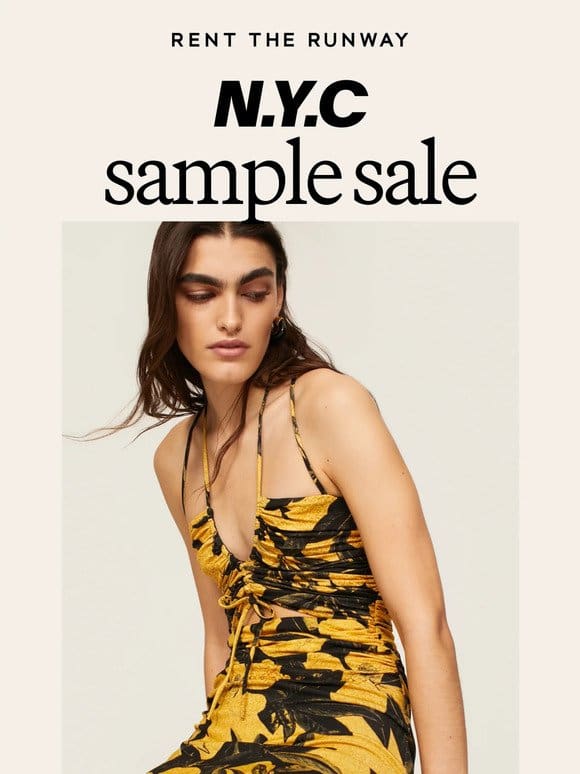 NYC Sample Sale is Today