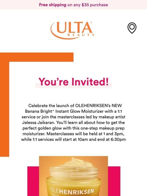 NYC， join us for an OLEHENRIKSEN event