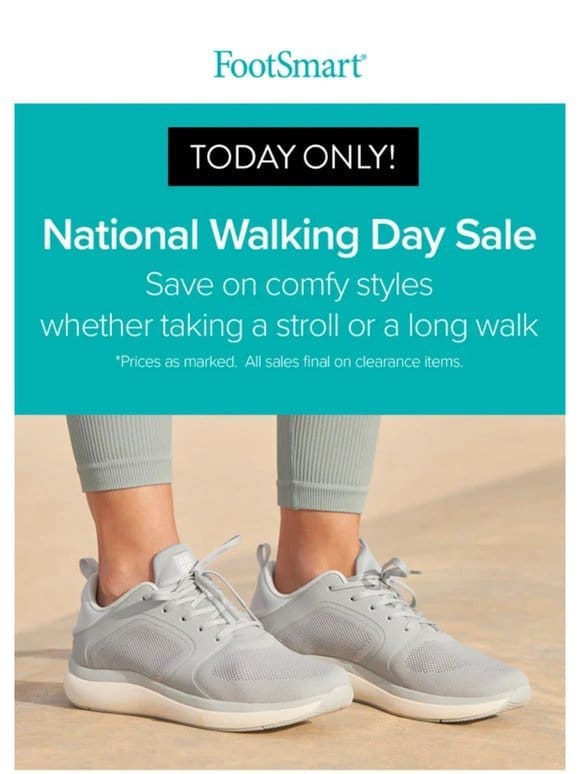 Nat’l Walking Day Special!