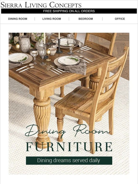 New Additions – Dining Room Furniture ❤️