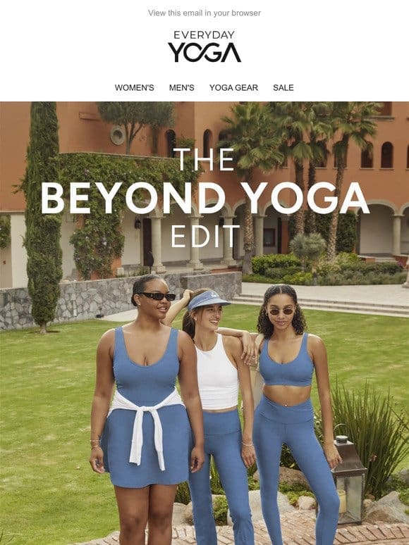 New Arrivals: Beyond Yoga