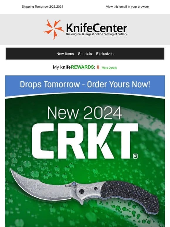 New CRKT 2024 Releases: Get Your Order In!
