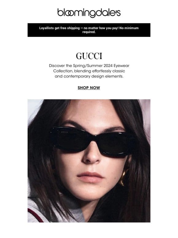 New Gucci sunglasses
