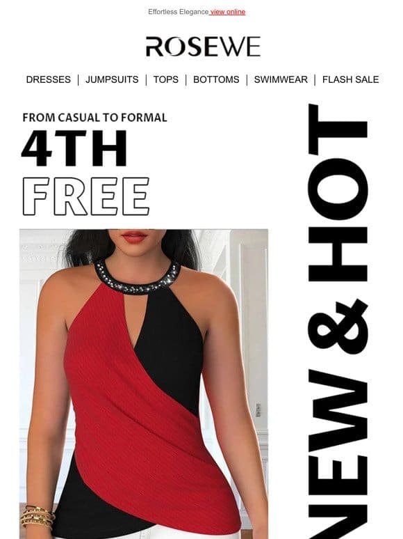 New In: 4th free + Trendy Look