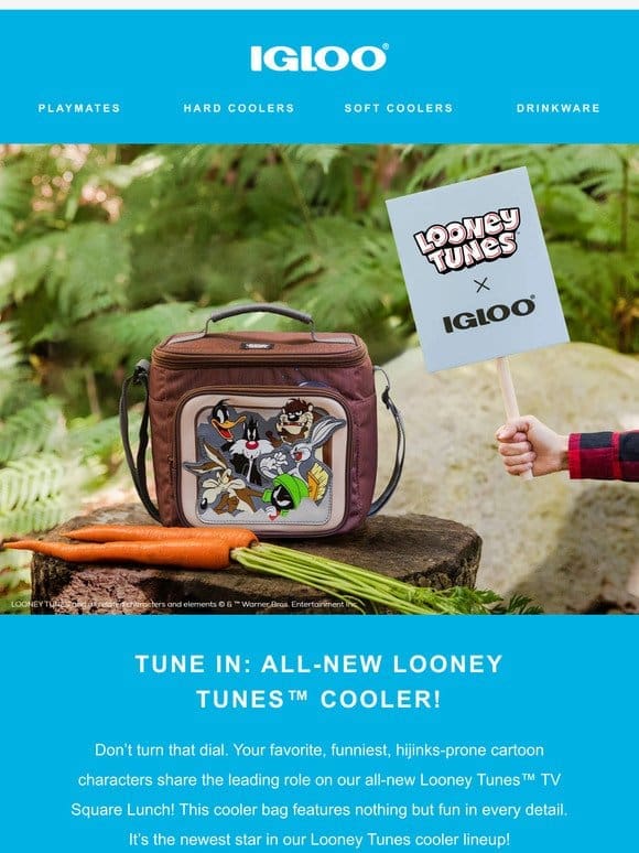 New Looney Tunes™ cooler in the wacky collection!