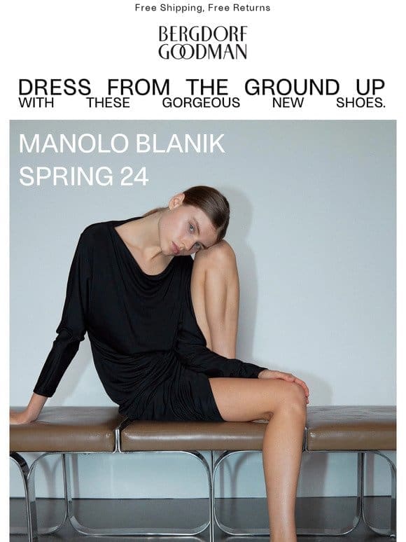 New: MANOLO BLAHNIK Spring ’24​