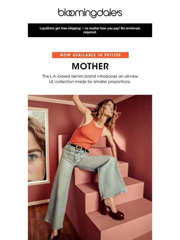 New! MOTHER is now in petites