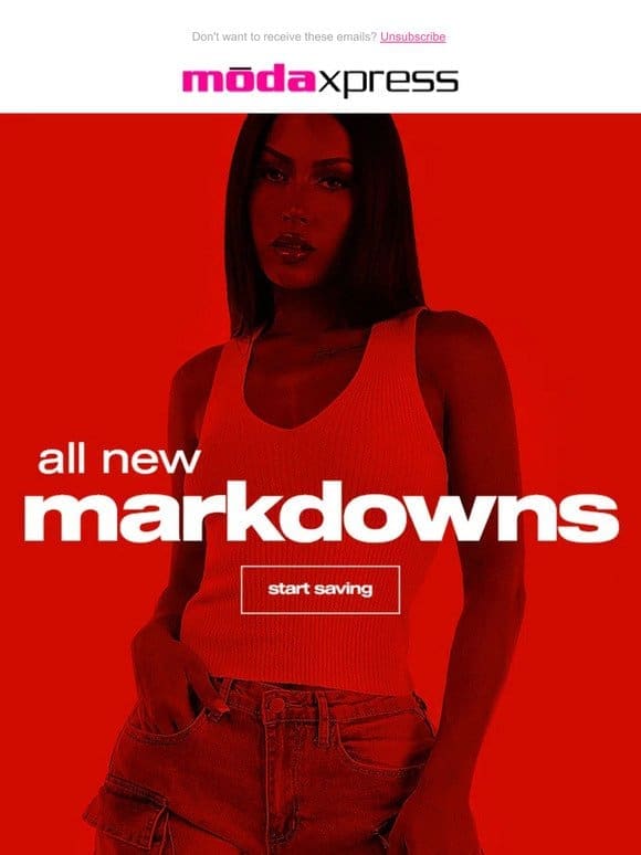New Markdowns and $7.99 Last Pc⏰