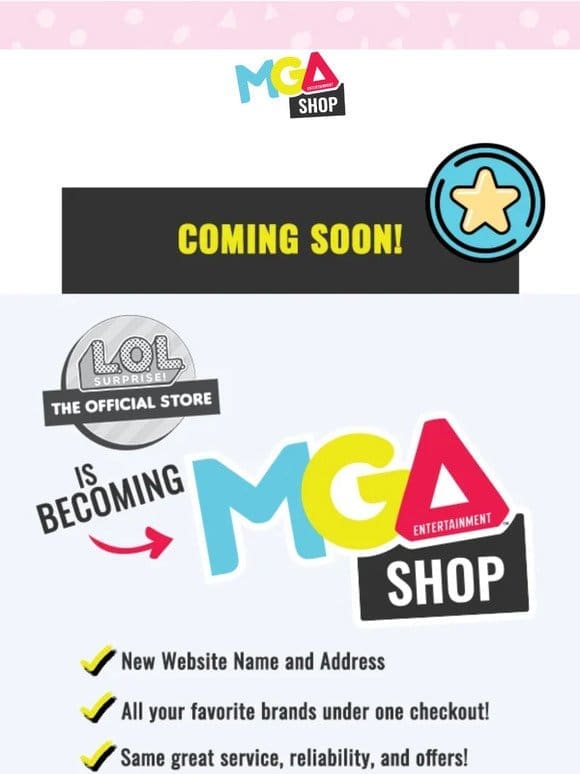 New Site: Shop MGAE Coming Soon!