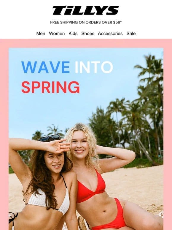 New Swim ☀️ Wave Into Spring