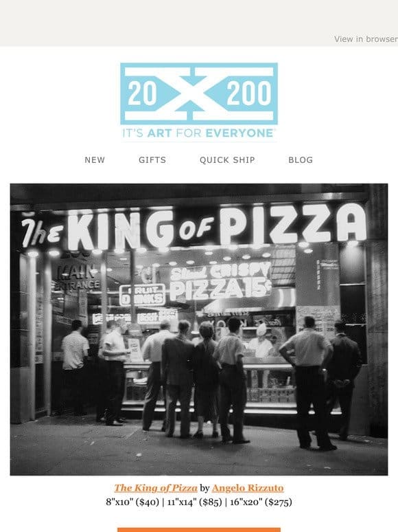 New! The King of Pizza