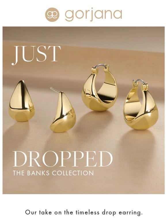 New drop earrings —