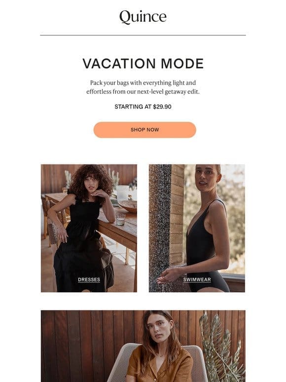 New in: the vacation collection