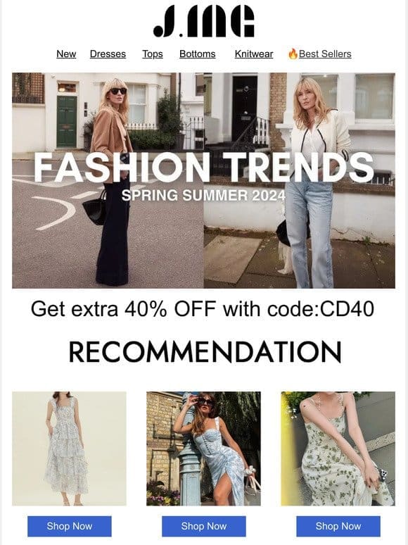 New spring/summer Sales on Weekends