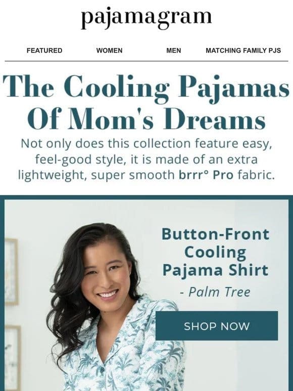 Night Sweats Who? Get Cooling PJs.