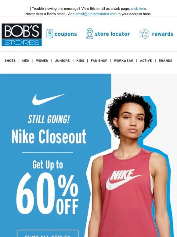 Nike Closesout ✔ Get up to 60% OFF