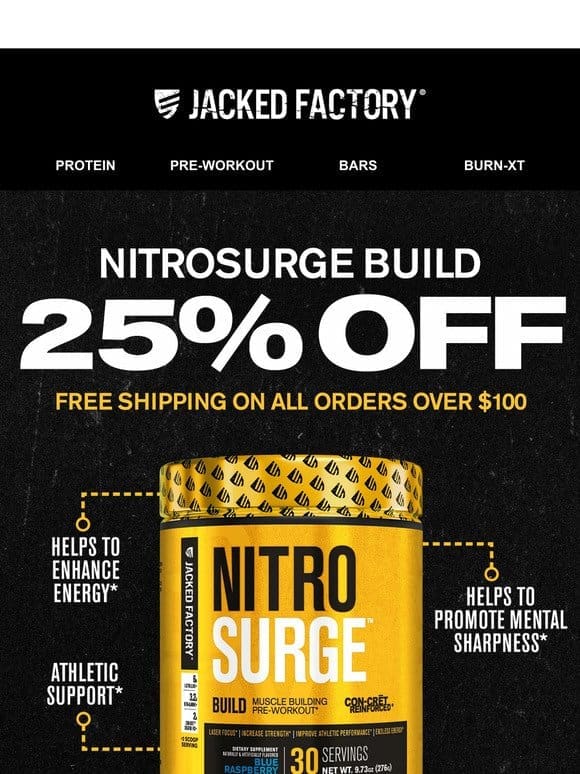 Nitro Build 25% Off… This Week Only!