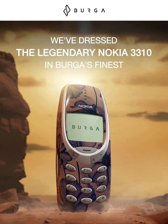 Nokia 3310 x BURGA
