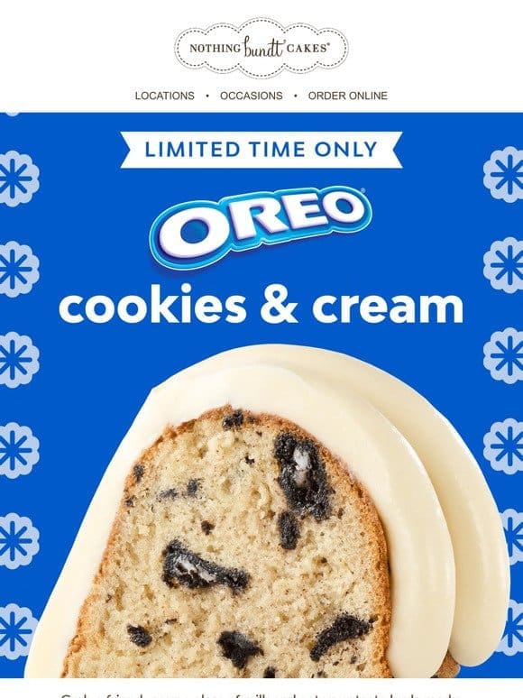 Now Baking: OREO® Cookies & Cream