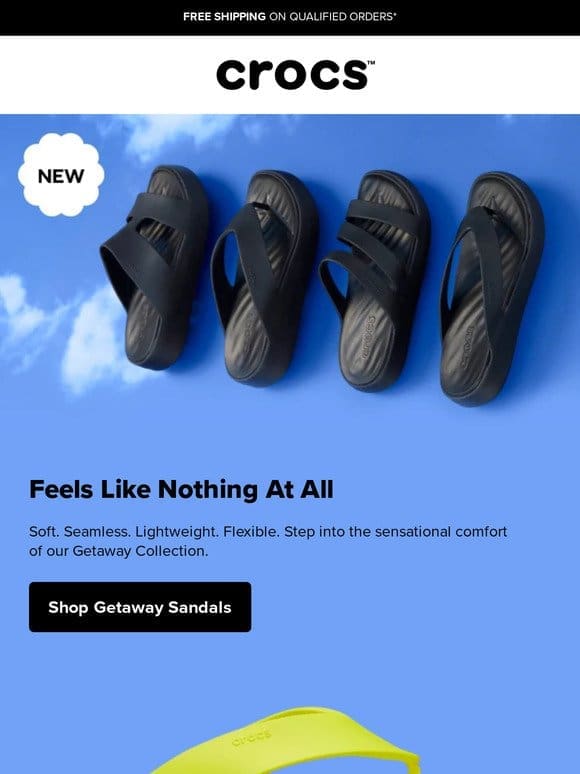 Now arriving: Getaway Sandals