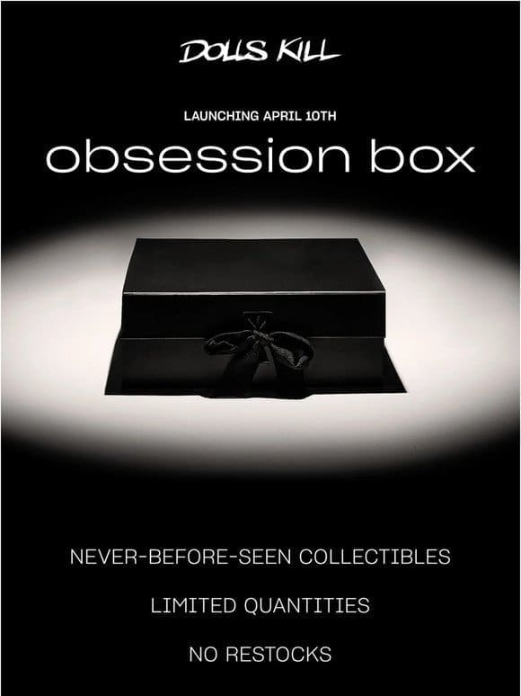 OBSESSION BOX   GIVEAWAY