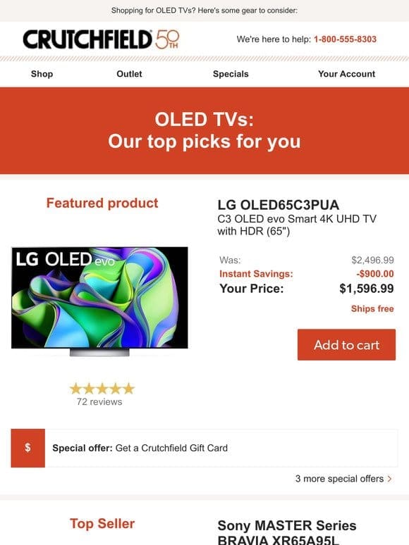 OLED TVs: Our top picks